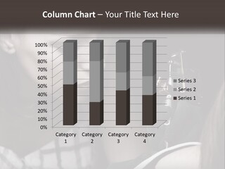 A Woman Holding A Camera Up To Her Face PowerPoint Template