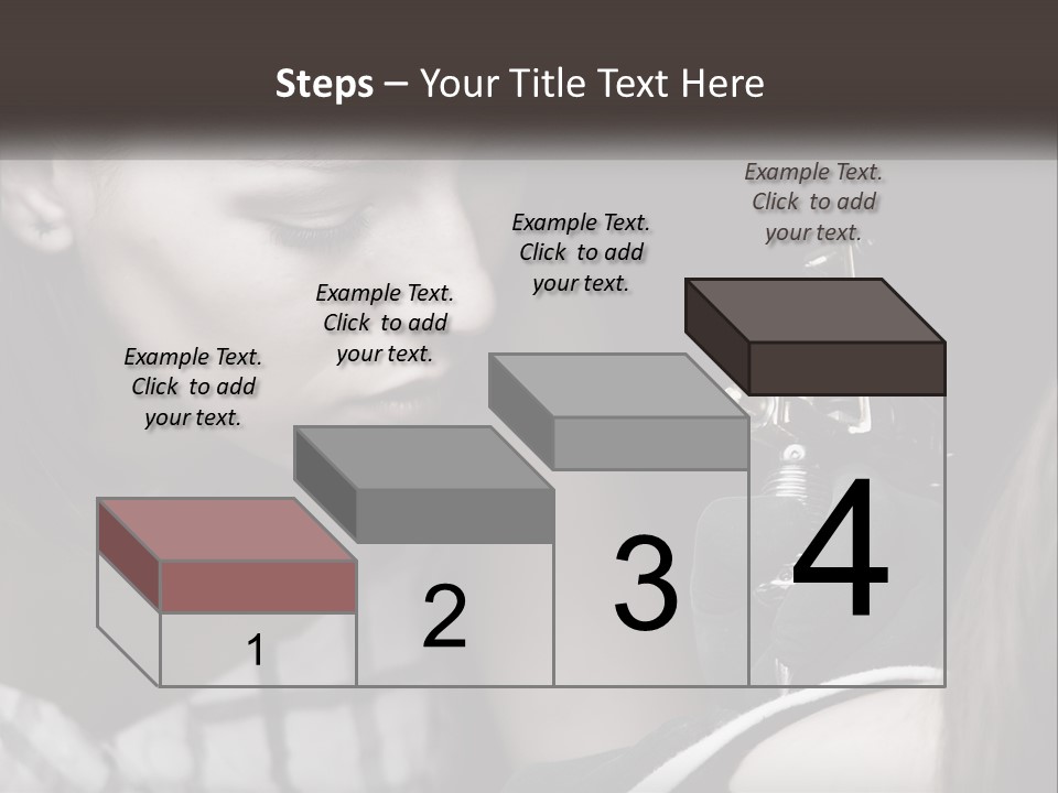 A Woman Holding A Camera Up To Her Face PowerPoint Template