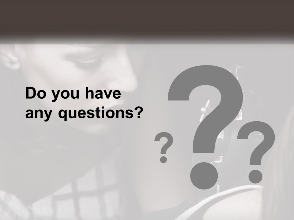 A Woman Holding A Camera Up To Her Face PowerPoint Template