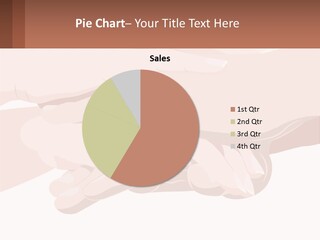 A Group Of Hands Holding Each Other Over A White Background PowerPoint Template