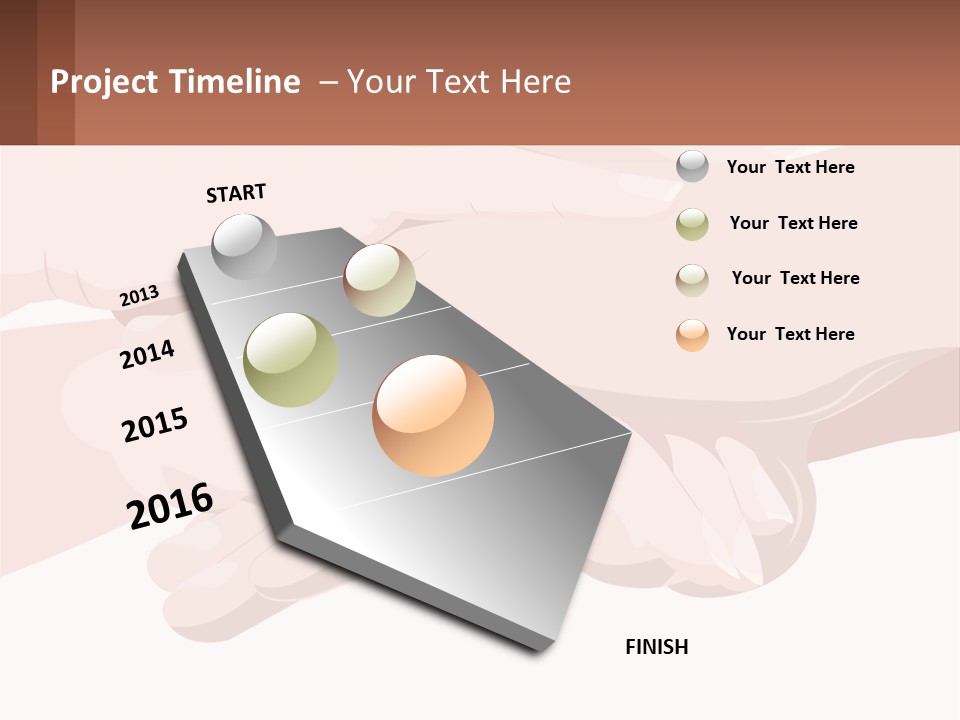 A Group Of Hands Holding Each Other Over A White Background PowerPoint Template