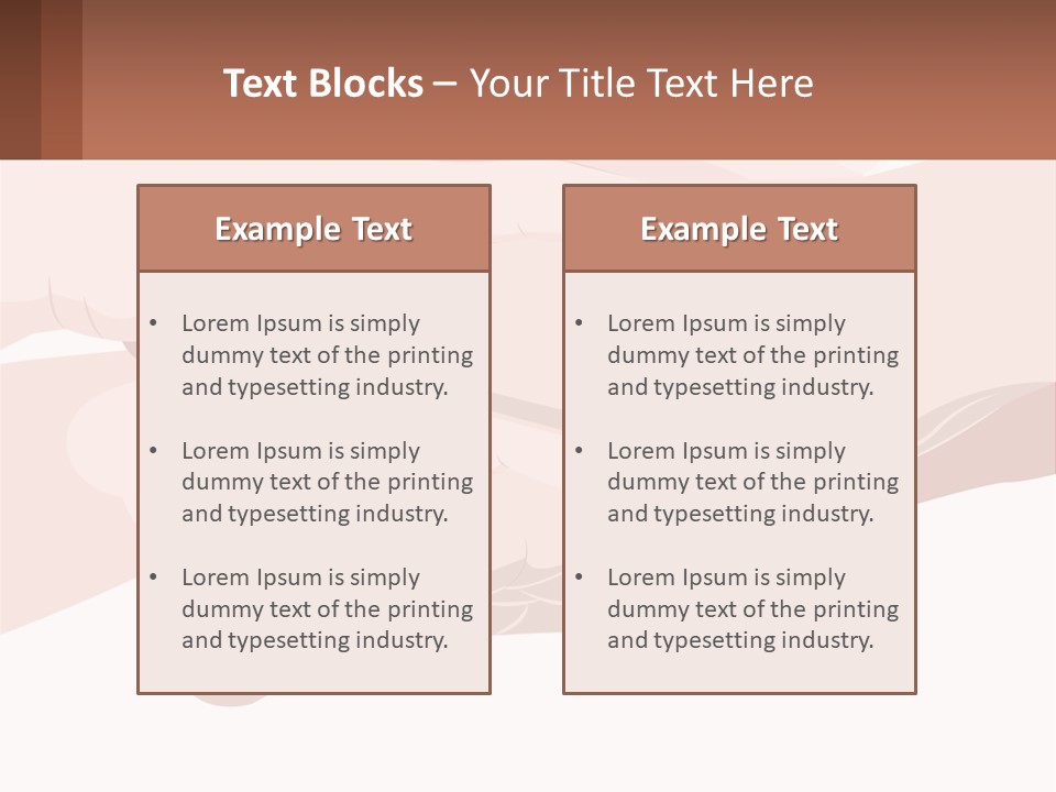 A Group Of Hands Holding Each Other Over A White Background PowerPoint Template