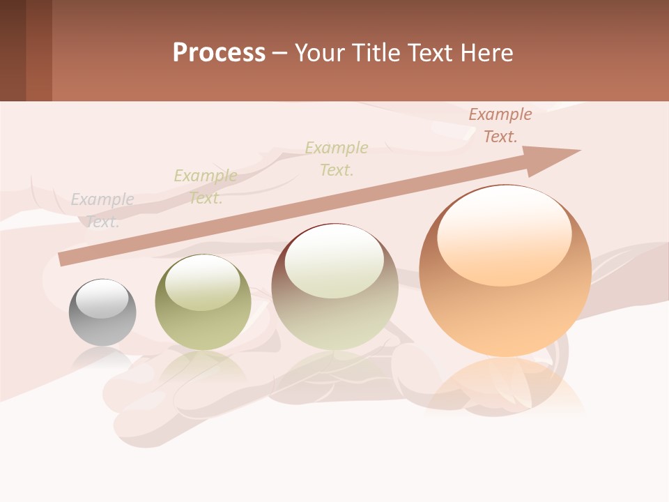 A Group Of Hands Holding Each Other Over A White Background PowerPoint Template