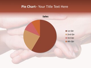 A Group Of Hands Holding Each Other Over A White Background PowerPoint Template