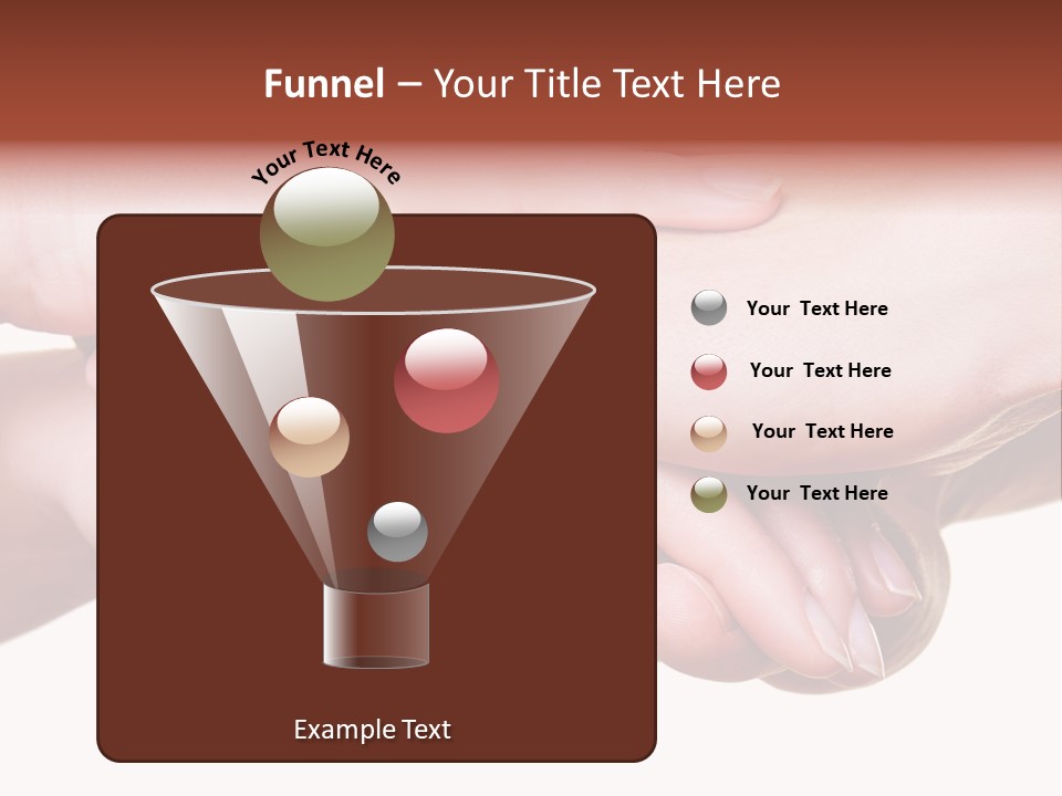 A Group Of Hands Holding Each Other Over A White Background PowerPoint Template
