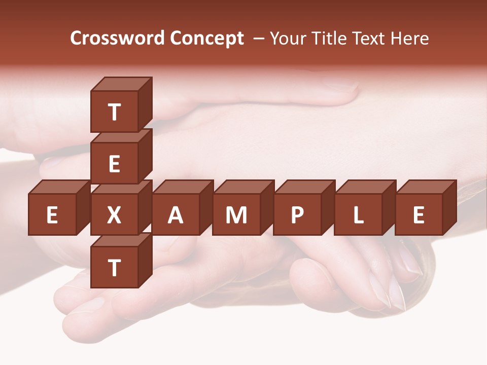 A Group Of Hands Holding Each Other Over A White Background PowerPoint Template