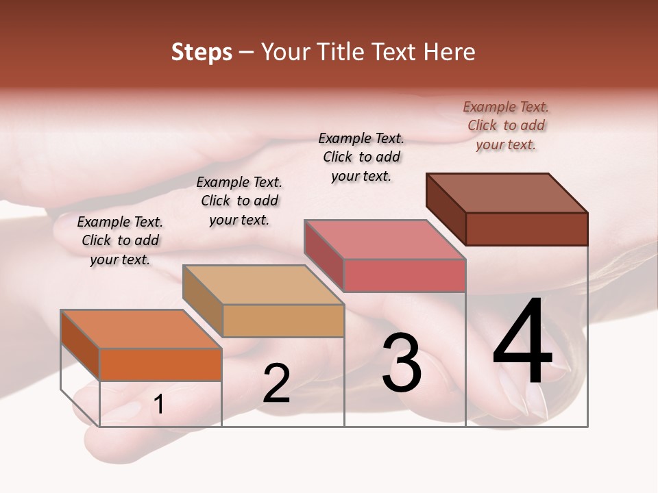 A Group Of Hands Holding Each Other Over A White Background PowerPoint Template
