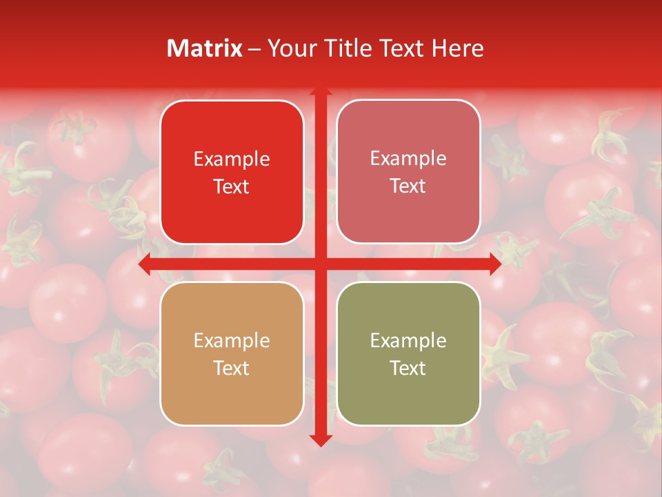 A Large Pile Of Red Tomatoes Powerpoint Template PowerPoint Template