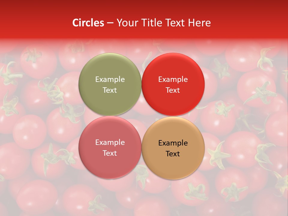A Large Pile Of Red Tomatoes Powerpoint Template PowerPoint Template