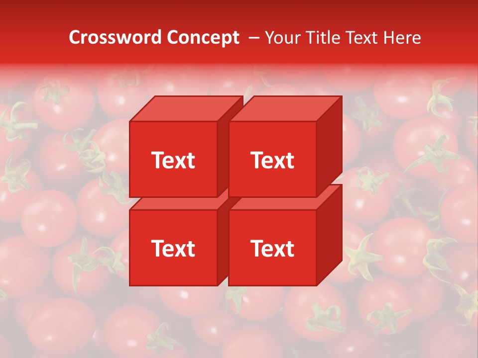 A Large Pile Of Red Tomatoes Powerpoint Template PowerPoint Template