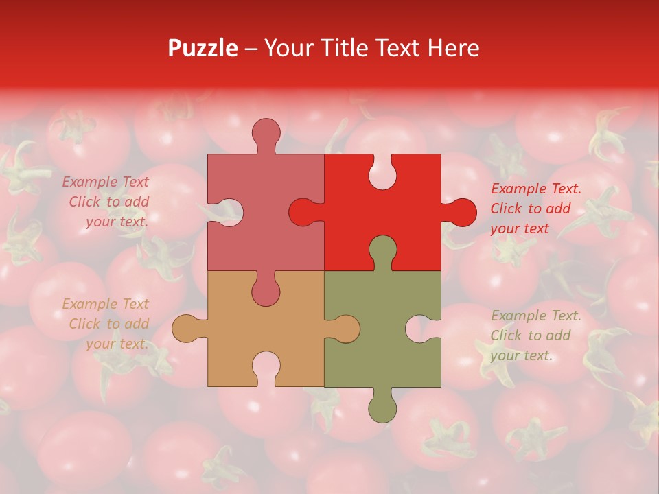 A Large Pile Of Red Tomatoes Powerpoint Template PowerPoint Template