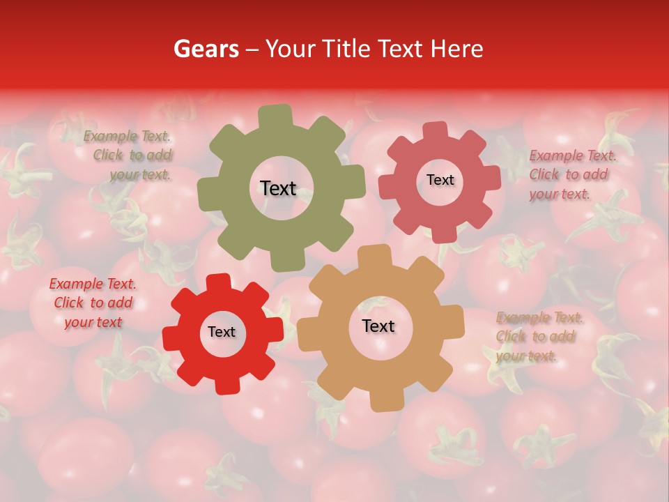 A Large Pile Of Red Tomatoes Powerpoint Template PowerPoint Template