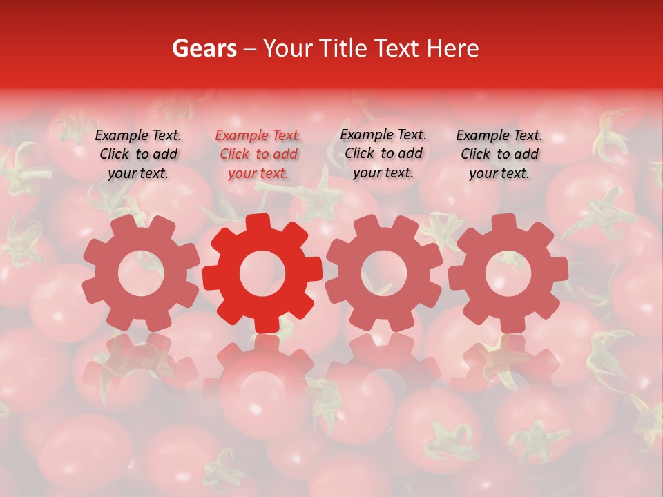 A Large Pile Of Red Tomatoes Powerpoint Template PowerPoint Template