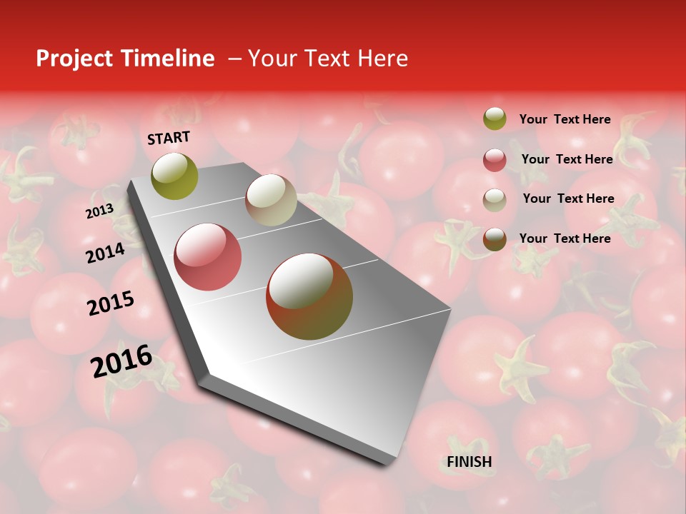 A Large Pile Of Red Tomatoes Powerpoint Template PowerPoint Template