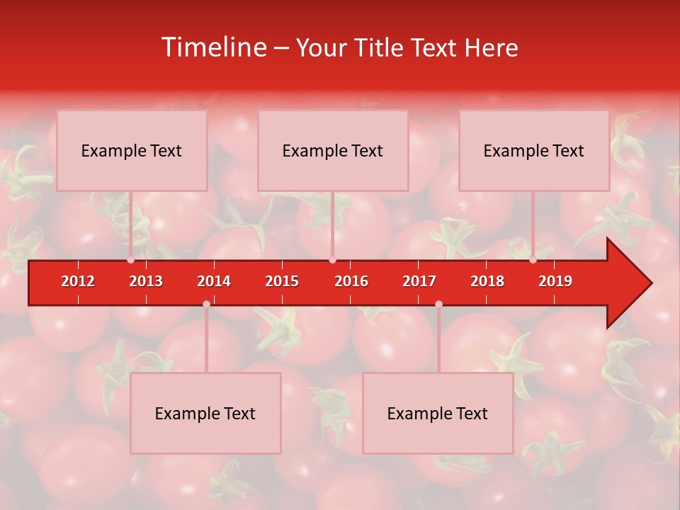 A Large Pile Of Red Tomatoes Powerpoint Template PowerPoint Template