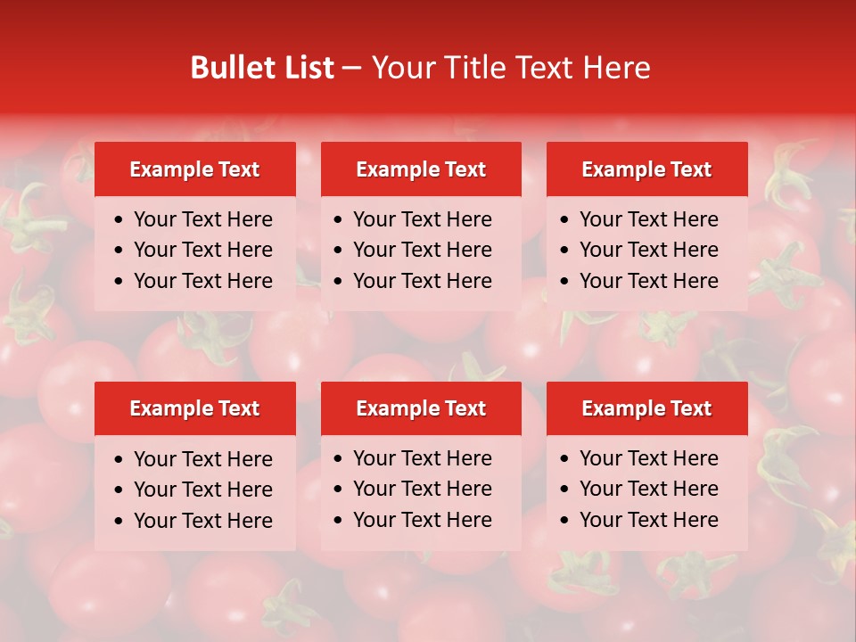 A Large Pile Of Red Tomatoes Powerpoint Template PowerPoint Template