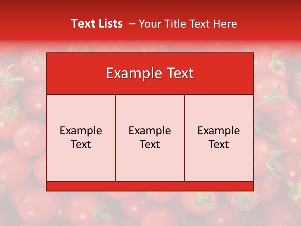 A Large Pile Of Red Tomatoes Powerpoint Template PowerPoint Template