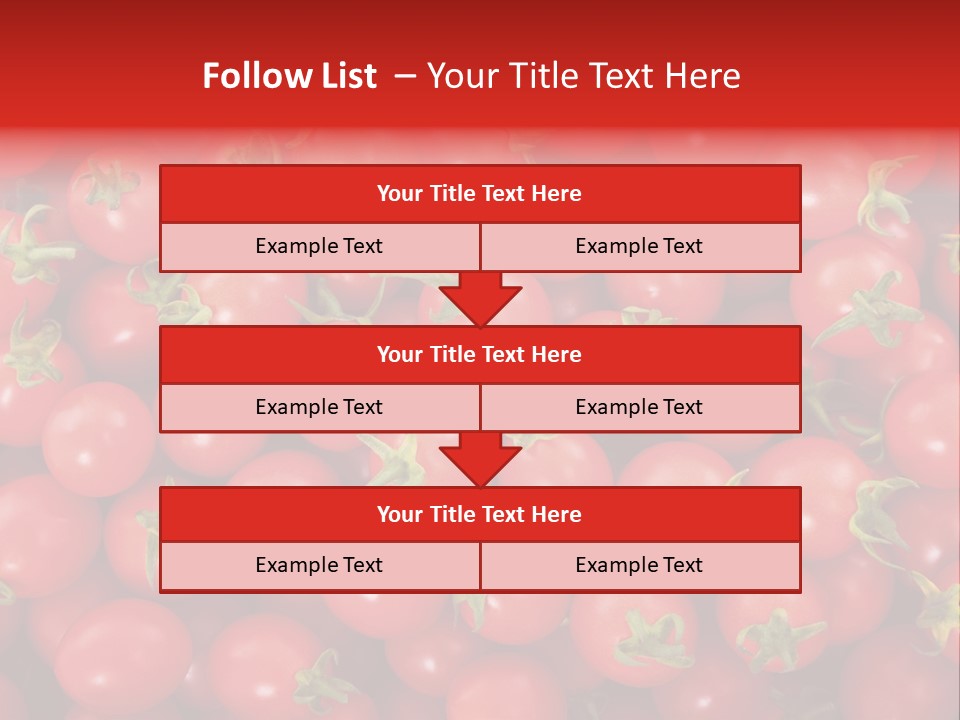 A Large Pile Of Red Tomatoes Powerpoint Template PowerPoint Template