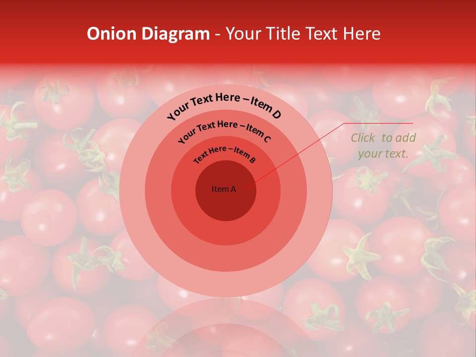 A Large Pile Of Red Tomatoes Powerpoint Template PowerPoint Template