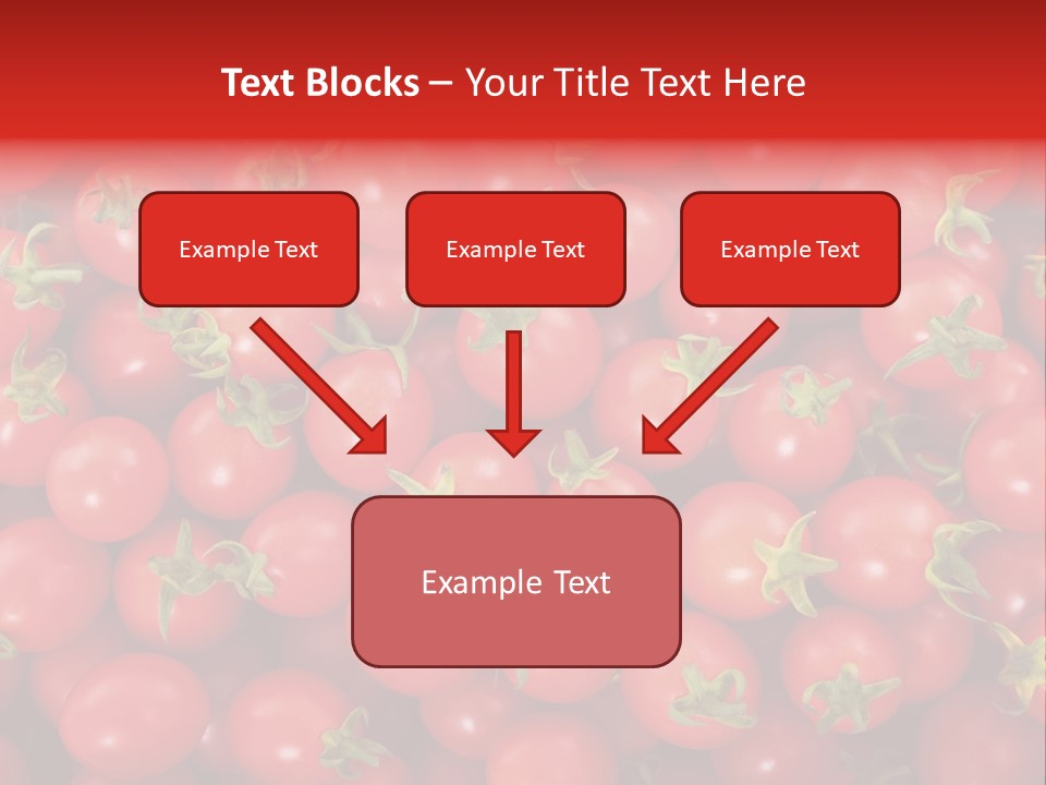 A Large Pile Of Red Tomatoes Powerpoint Template PowerPoint Template