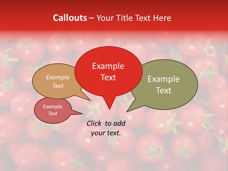 A Large Pile Of Red Tomatoes Powerpoint Template PowerPoint Template