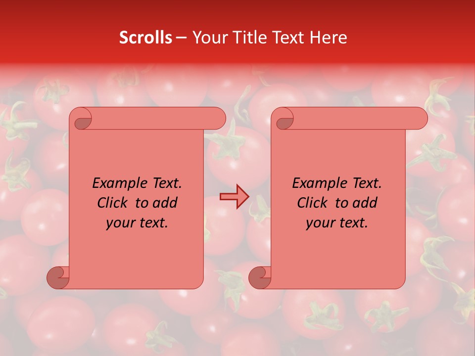A Large Pile Of Red Tomatoes Powerpoint Template PowerPoint Template
