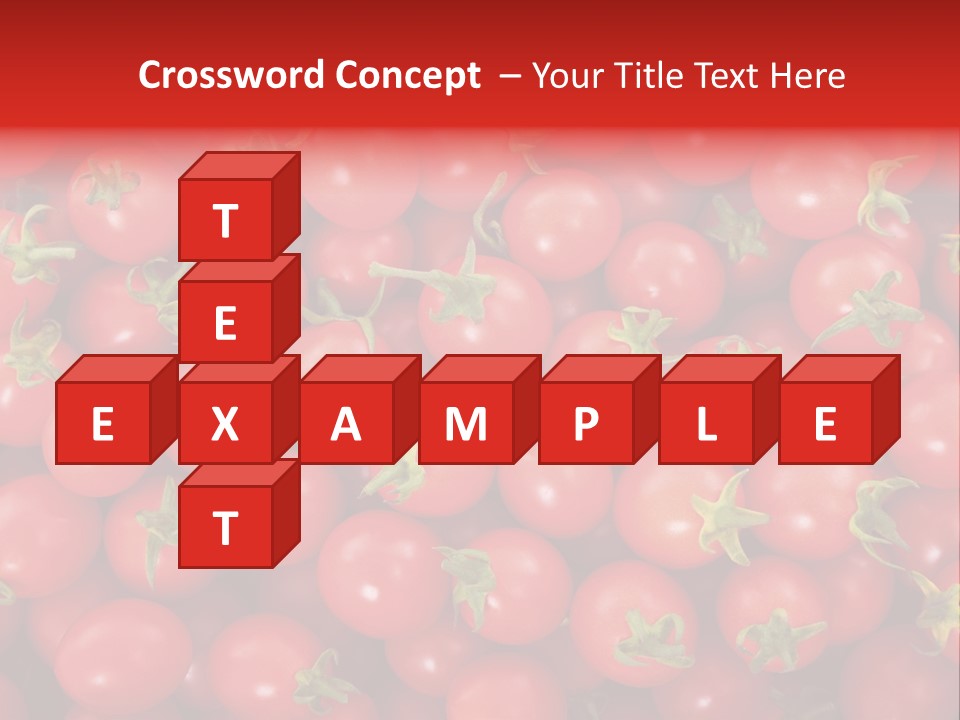 A Large Pile Of Red Tomatoes Powerpoint Template PowerPoint Template