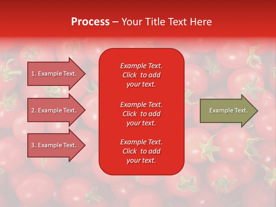 A Large Pile Of Red Tomatoes Powerpoint Template PowerPoint Template