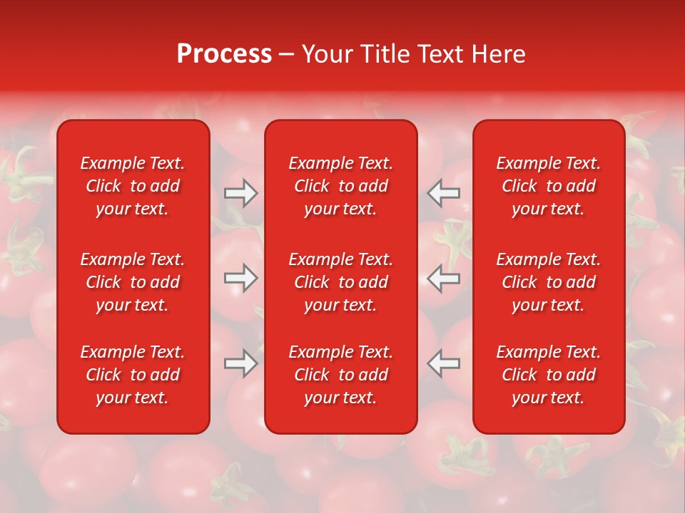 A Large Pile Of Red Tomatoes Powerpoint Template PowerPoint Template