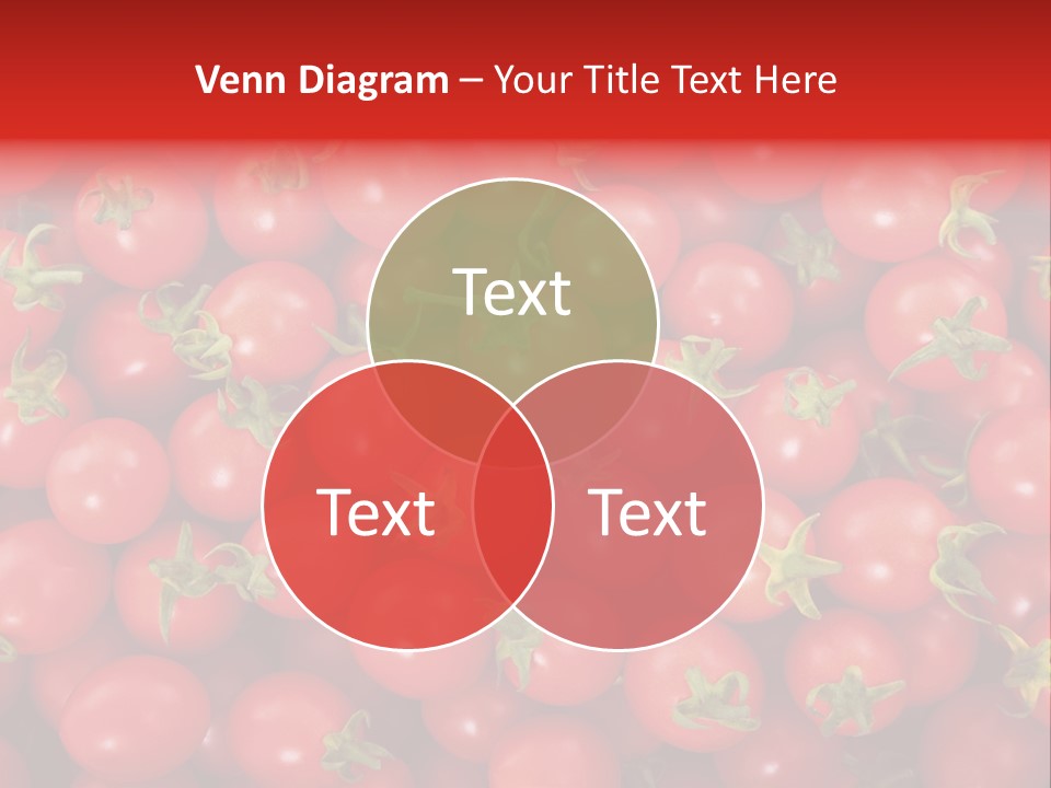 A Large Pile Of Red Tomatoes Powerpoint Template PowerPoint Template