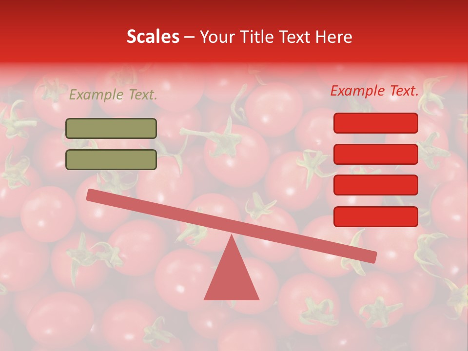 A Large Pile Of Red Tomatoes Powerpoint Template PowerPoint Template