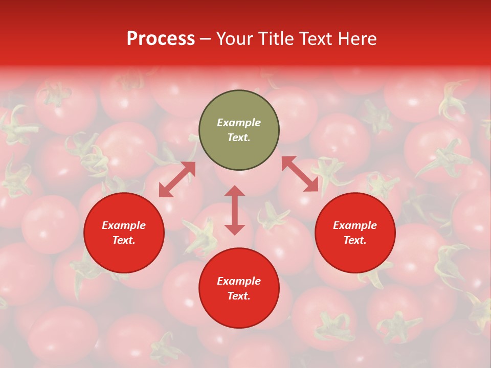 A Large Pile Of Red Tomatoes Powerpoint Template PowerPoint Template