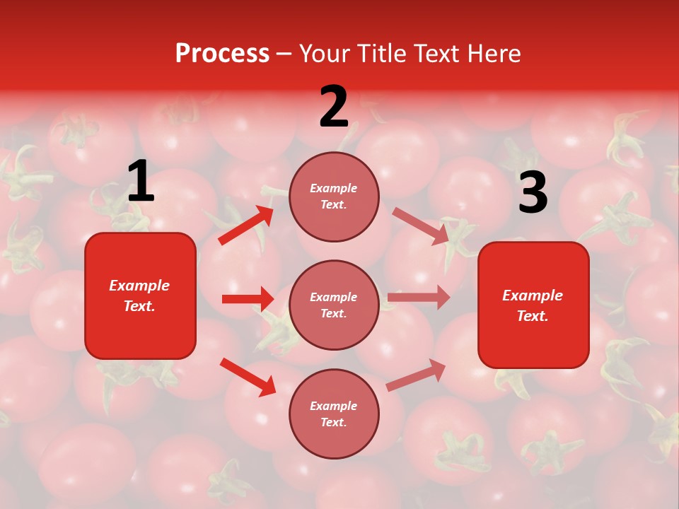 A Large Pile Of Red Tomatoes Powerpoint Template PowerPoint Template
