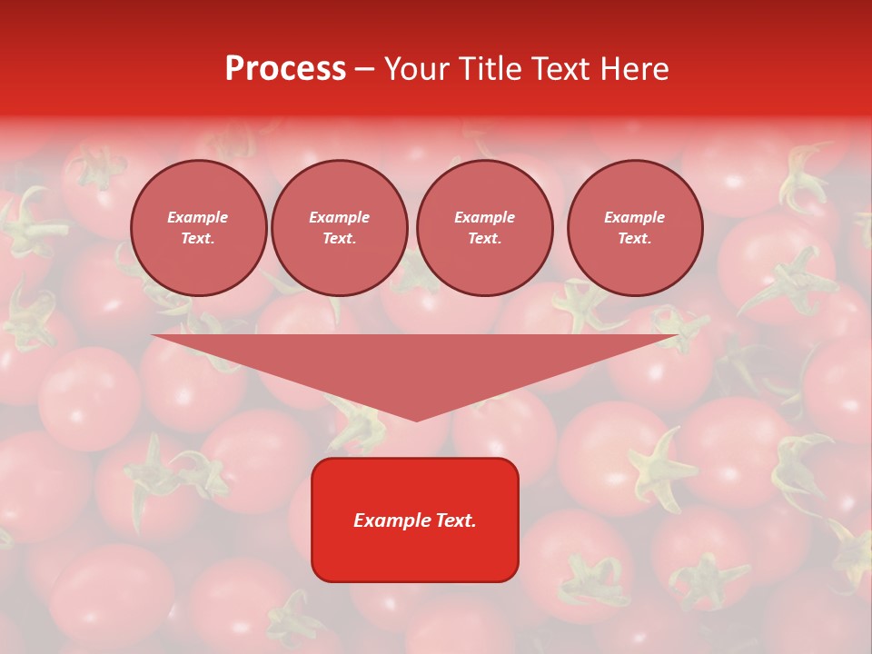 A Large Pile Of Red Tomatoes Powerpoint Template PowerPoint Template