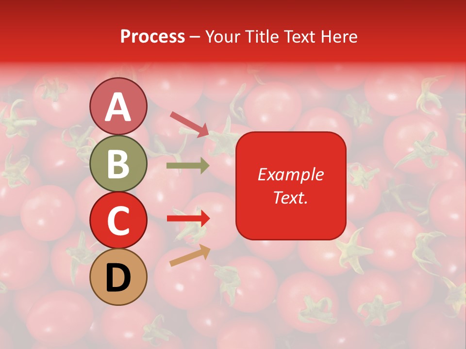 A Large Pile Of Red Tomatoes Powerpoint Template PowerPoint Template