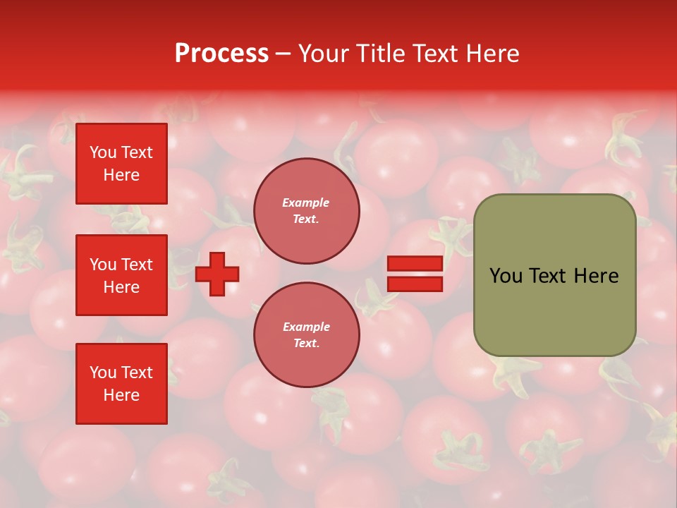 A Large Pile Of Red Tomatoes Powerpoint Template PowerPoint Template