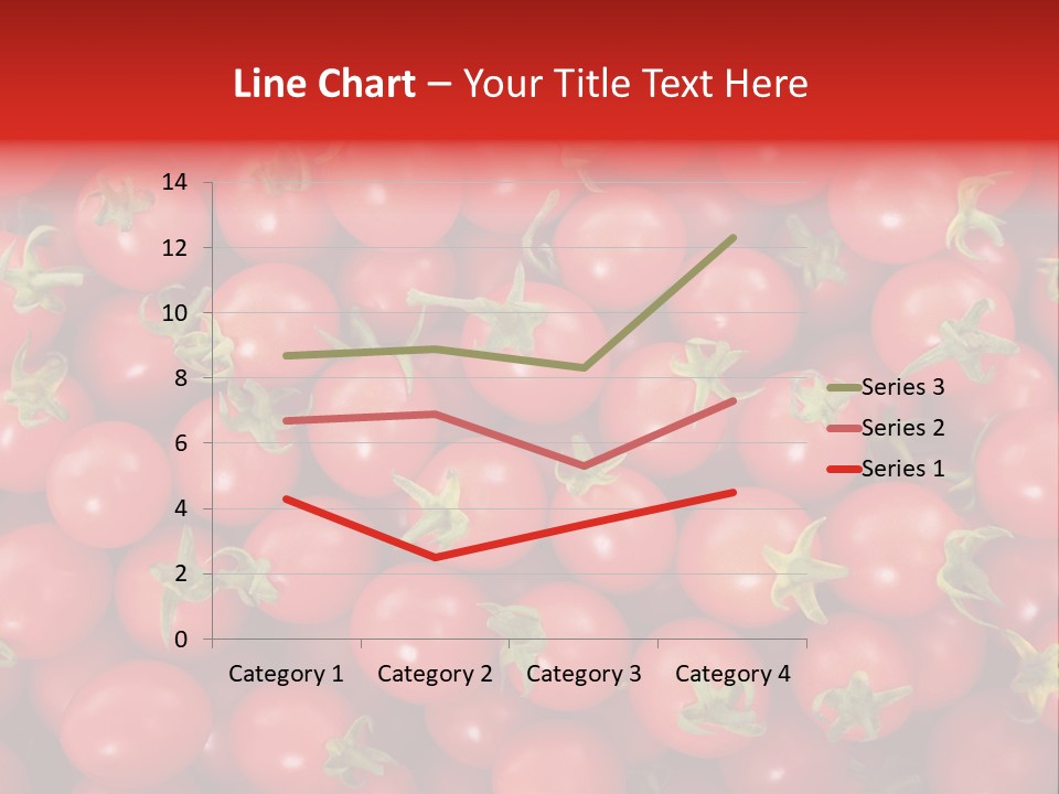 A Large Pile Of Red Tomatoes Powerpoint Template PowerPoint Template