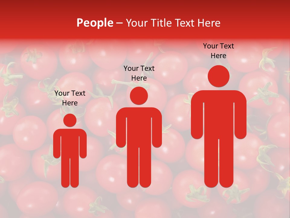 A Large Pile Of Red Tomatoes Powerpoint Template PowerPoint Template