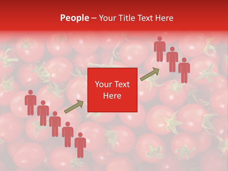 A Large Pile Of Red Tomatoes Powerpoint Template PowerPoint Template