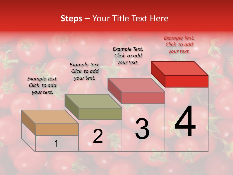 A Large Pile Of Red Tomatoes Powerpoint Template PowerPoint Template