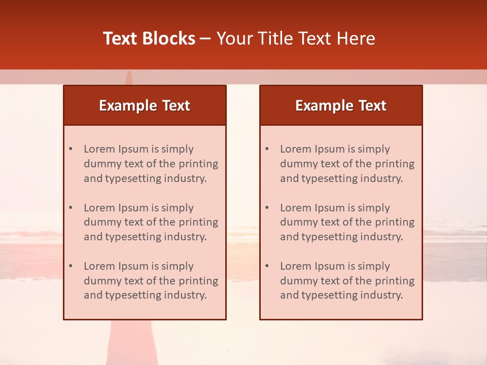 A Person Doing Yoga On The Beach With The Sun In The Background PowerPoint Template