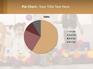 A Group Of Children Playing With Toys In A Room PowerPoint Template