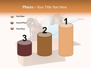 A Couple Of Kids Are In A Box PowerPoint Template