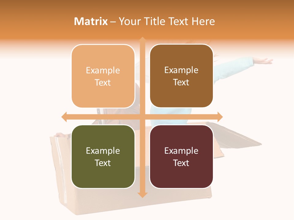 A Couple Of Kids Are In A Box PowerPoint Template