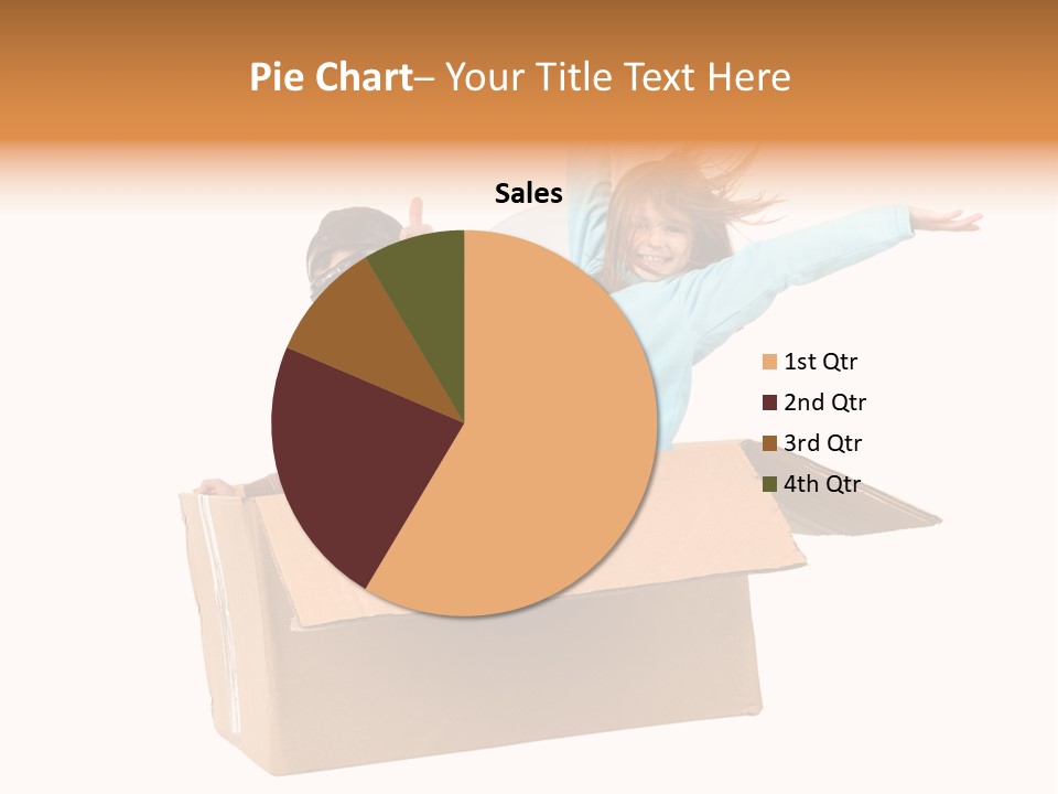 A Couple Of Kids Are In A Box PowerPoint Template