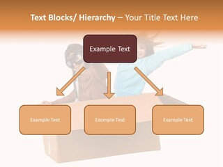 A Couple Of Kids Are In A Box PowerPoint Template