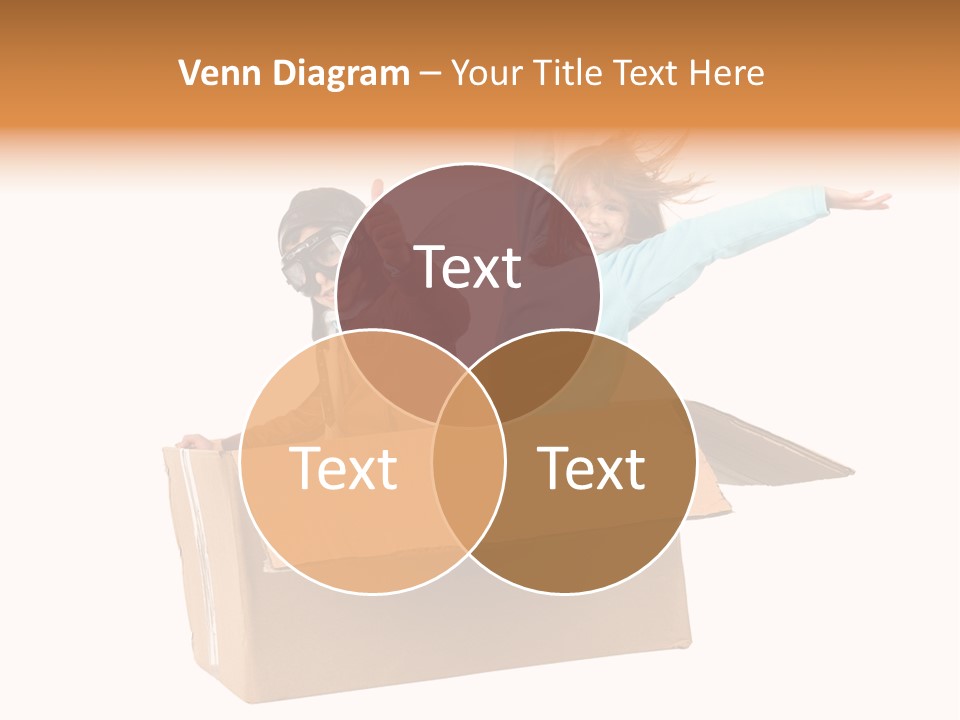 A Couple Of Kids Are In A Box PowerPoint Template