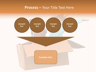 A Couple Of Kids Are In A Box PowerPoint Template