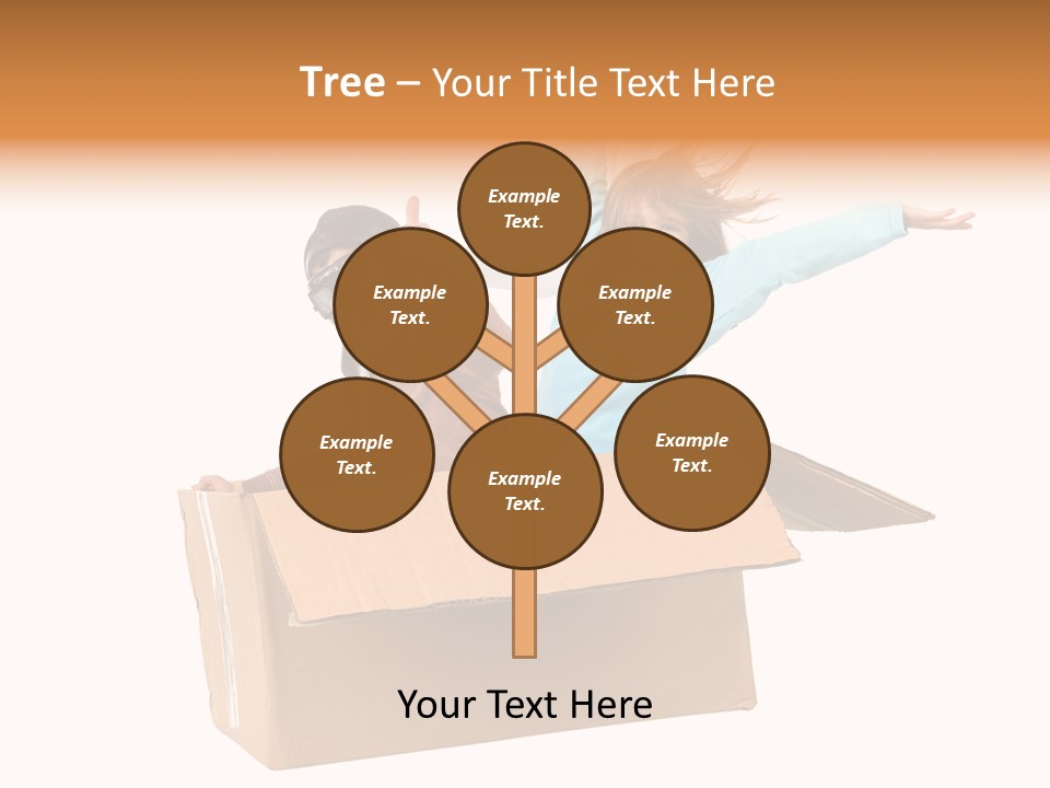 A Couple Of Kids Are In A Box PowerPoint Template