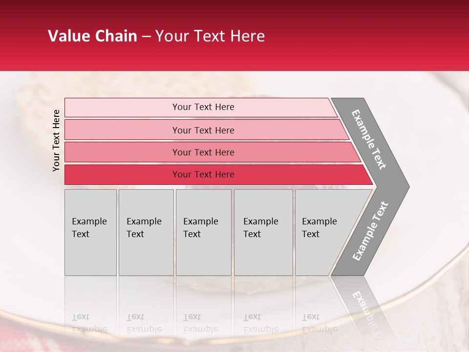 A White Plate Topped With A Pastry Covered In Jelly PowerPoint Template